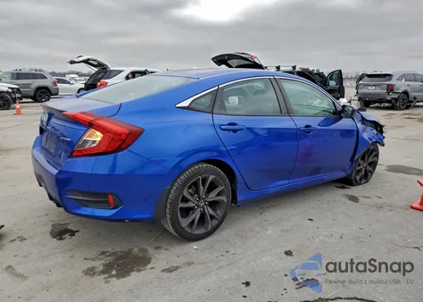 2020 Honda Civic Sport z USA, uszkodzony, nr VIN 19XFC2F81LE008744